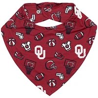 ZooZatz Crimson Oklahoma Sooners All Over Print Baby Bib