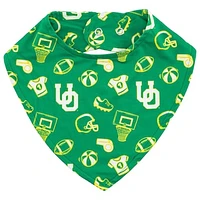 ZooZatz Green Oregon Ducks All Over Print Baby Bib