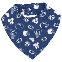 ZooZatz Navy Penn State Nittany Lions All Over Print Baby Bib