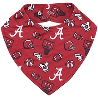 ZooZatz Crimson Alabama Crimson Tide All Over Print Baby Bib