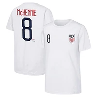 Youth Weston McKennie White USMNT Name & Number T-Shirt