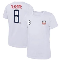 Women's Weston McKennie White USMNT Name & Number T-Shirt