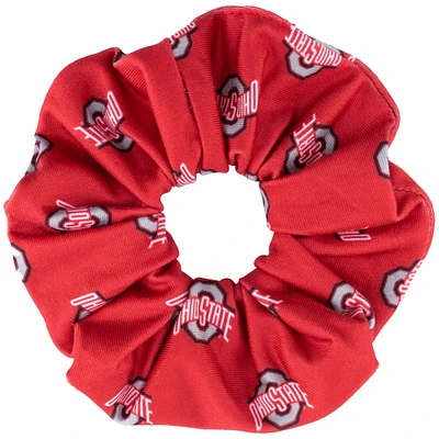 ZooZatz  Scarlet Ohio State Buckeyes Scrunchie