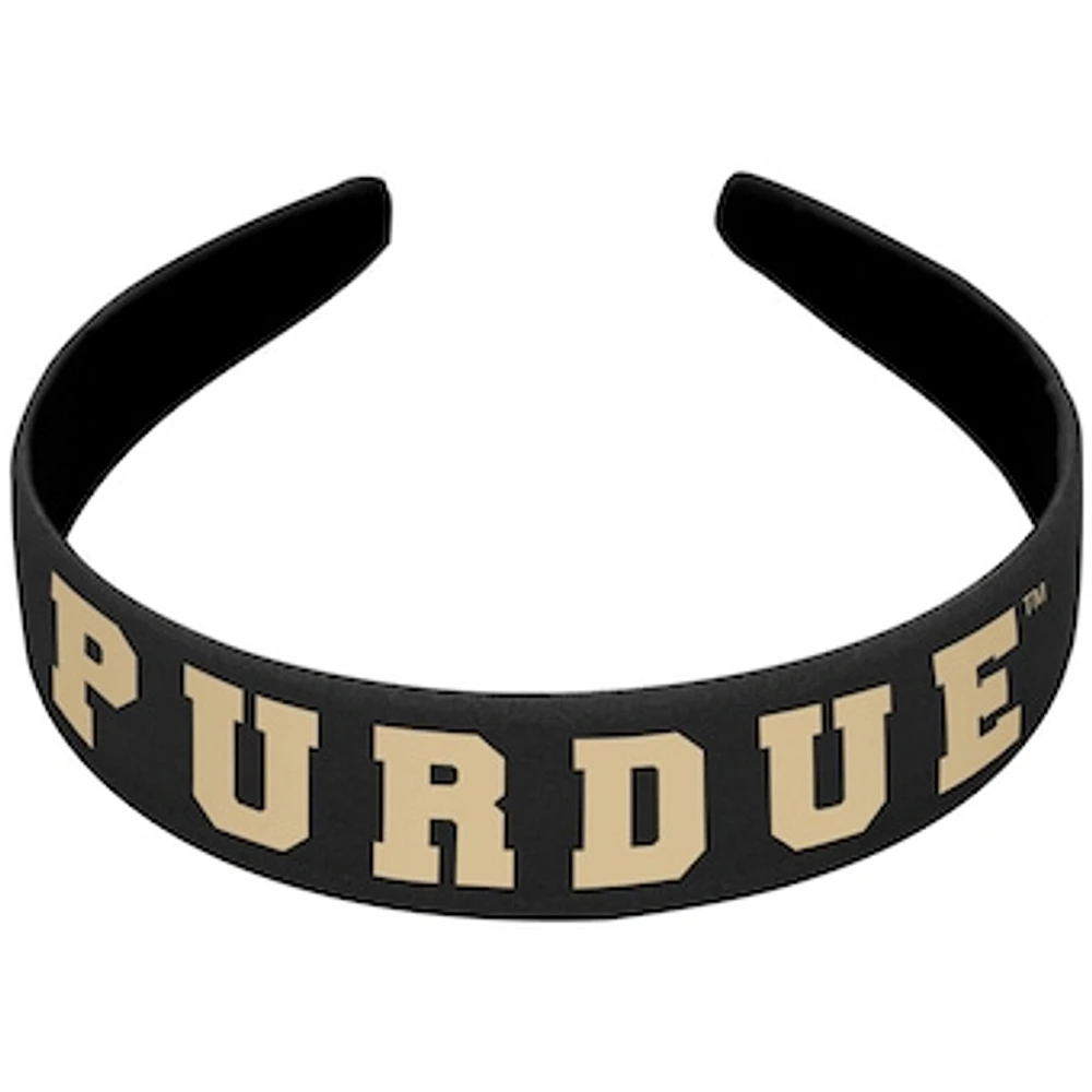 ZooZatz Black Purdue Boilermakers Hard Headband