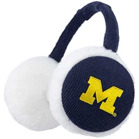 ZooZatz  Navy Michigan Wolverines Fashion Knit Earmuffs