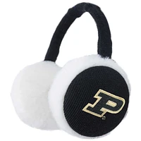 ZooZatz  Black Purdue Boilermakers Fashion Knit Earmuffs