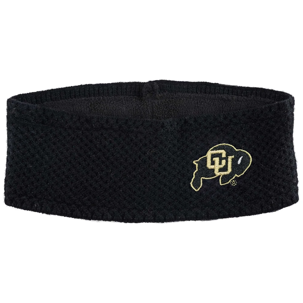ZooZatz Black Colorado Buffaloes Fashion Knit Headband