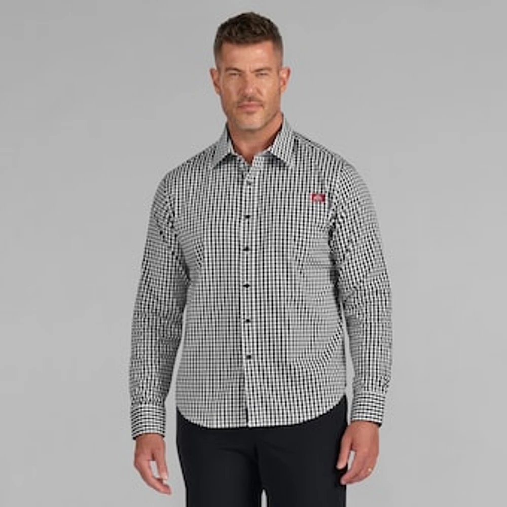 Men's J. Palmer Black Ohio State Buckeyes Dual Threat Long Sleeve Button-Up Shirt