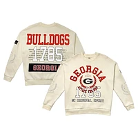 Women's Gameday Couture Cream Georgia Bulldogs Slay Pullover Sweatshirt