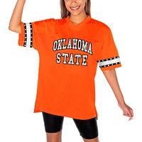 Women's Gameday Couture Orange Oklahoma State Cowboys Until Kickoff Rhinestone Fashion T-Shirt