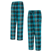 Men's Concepts Sport Teal/Black San Jose Sharks Region Flannel Sleep Pants