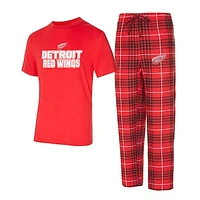 Men's Concepts Sport Detroit Red Wings Vector T-Shirt & Pants Sleep Set