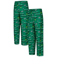 Men's Concepts Sport  Kelly Green Dallas Stars All Over Print Knit Pants