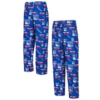 Men's Concepts Sport  Blue New York Rangers All Over Print Knit Pants