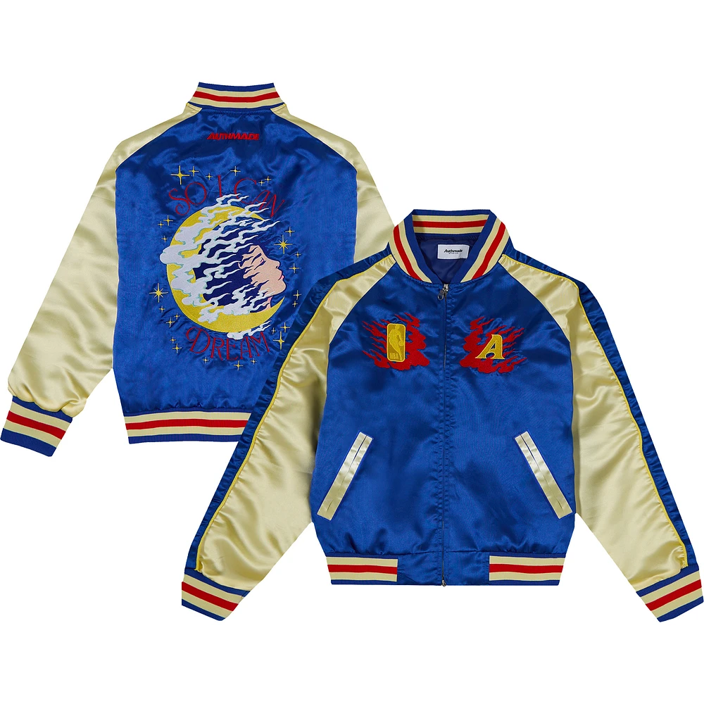 Unisex NBA x Authmade Blue/Cream Asian Pacific Islander Dreamer Full-Zip Jacket