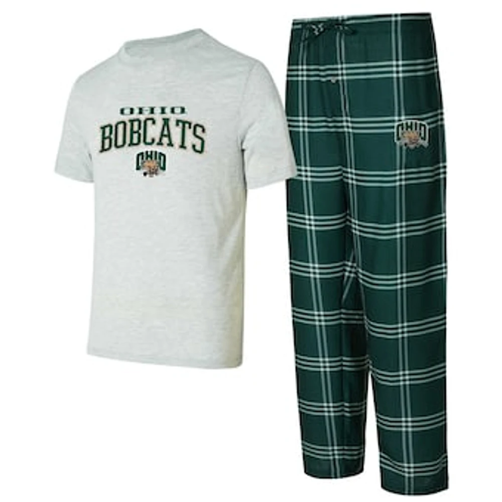 Men's Concepts Sport Ohio Bobcats T-Shirt & Pants Sleep Set