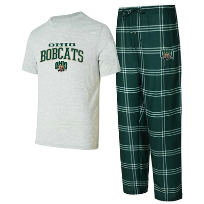 Men's Concepts Sport Ohio Bobcats T-Shirt & Pants Sleep Set