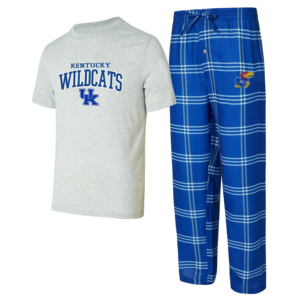 Men's Concepts Sport Kentucky Wildcats T-Shirt & Pants Sleep Set