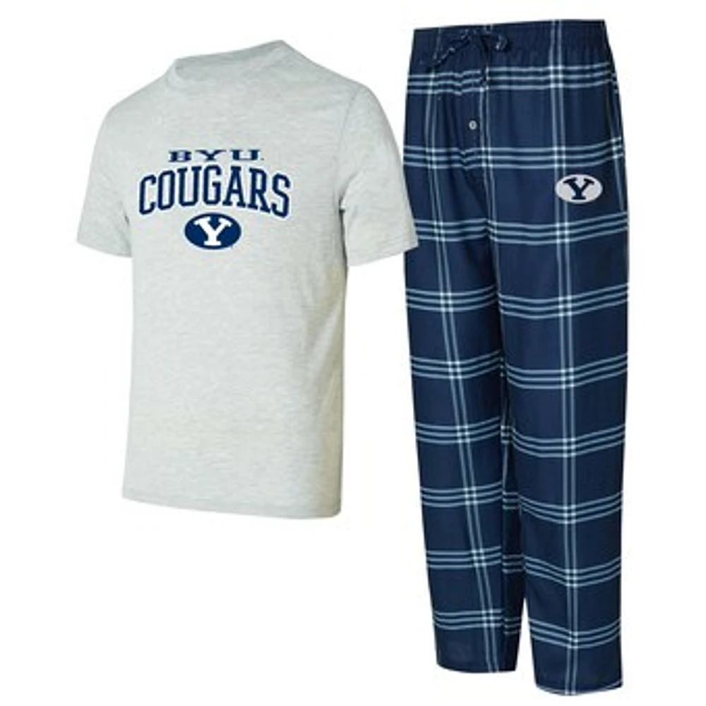 Men's Concepts Sport BYU Cougars T-Shirt & Pants Sleep Set