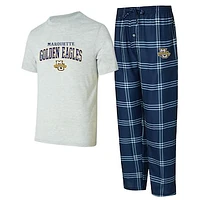 Men's Concepts Sport Blue/Gray Marquette Golden Eagles T-Shirt & Pants Sleep Set