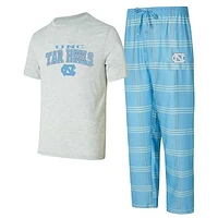 Men's Concepts Sport North Carolina Tar Heels T-Shirt & Pants Sleep Set