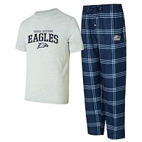 Men's Concepts Sport Blue/Gray Georgia Southern Eagles T-Shirt & Pants Sleep Set