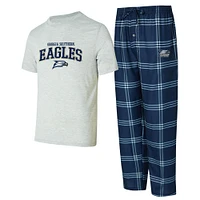 Men's Concepts Sport Blue/Gray Georgia Southern Eagles T-Shirt & Pants Sleep Set