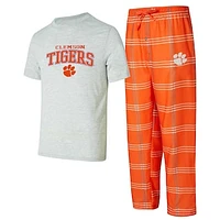 Men's Concepts Sport Clemson Tigers T-Shirt & Pants Sleep Set