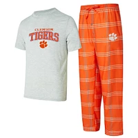 Men's Concepts Sport Clemson Tigers T-Shirt & Pants Sleep Set