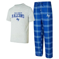 Men's Concepts Sport Air Force Falcons T-Shirt & Pants Sleep Set