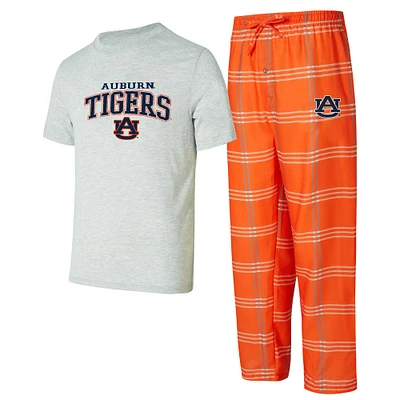 Men's Concepts Sport Auburn Tigers T-Shirt & Pants Sleep Set