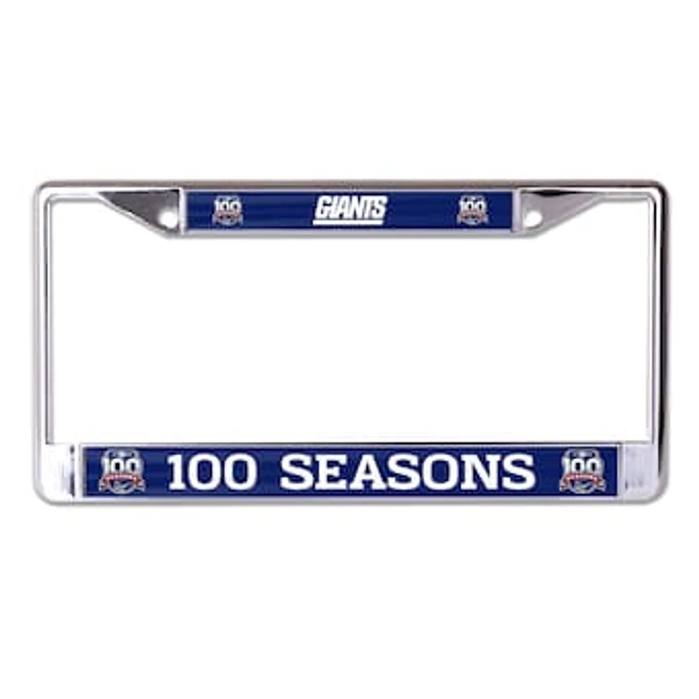 WinCraft New York Giants 100th Season Metal License Plate