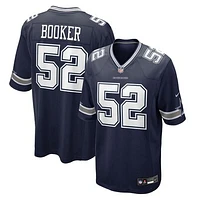 Men's Nike Tyler Booker Navy Dallas Cowboys 2025 NFL Draft First Round Pick Game Jersey