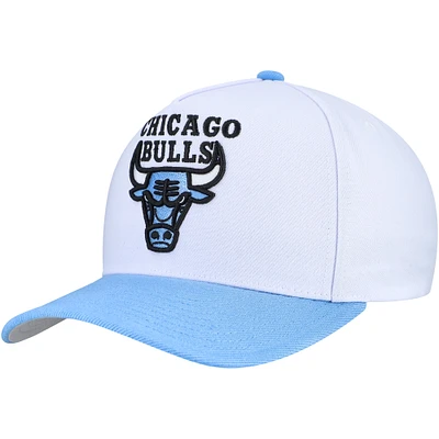 Men's Mitchell & Ness White Chicago Bulls Sky High Pro Crown Adjustable Hat