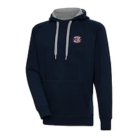 Men's Antigua  Navy NASCAR Salutes Victory Pullover Hoodie