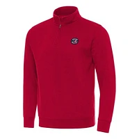 Men's Antigua  Red NASCAR Salutes Victory Quarter-Zip Jacket