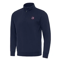Men's Antigua  Navy NASCAR Salutes Victory Quarter-Zip Jacket