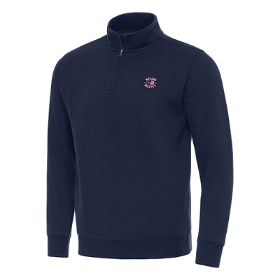 Men's Antigua  Navy NASCAR Salutes Victory Quarter-Zip Jacket