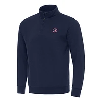 Men's Antigua  Navy NASCAR Salutes Victory Quarter-Zip Jacket