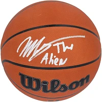 Victor Wembanyama San Antonio Spurs Autographed Wilson Official Game Basketball with "The Alien" Inscription