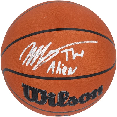 Victor Wembanyama San Antonio Spurs Autographed Wilson Official Game Basketball with "The Alien" Inscription