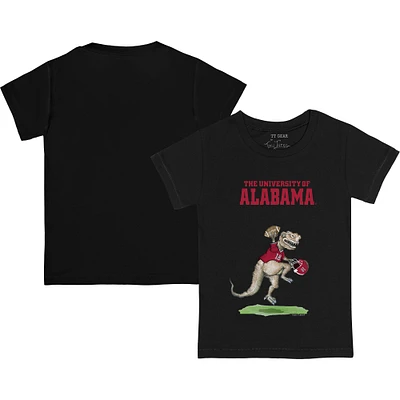 Youth Tiny Turnip Black Alabama Crimson Tide T-Rex T-Shirt
