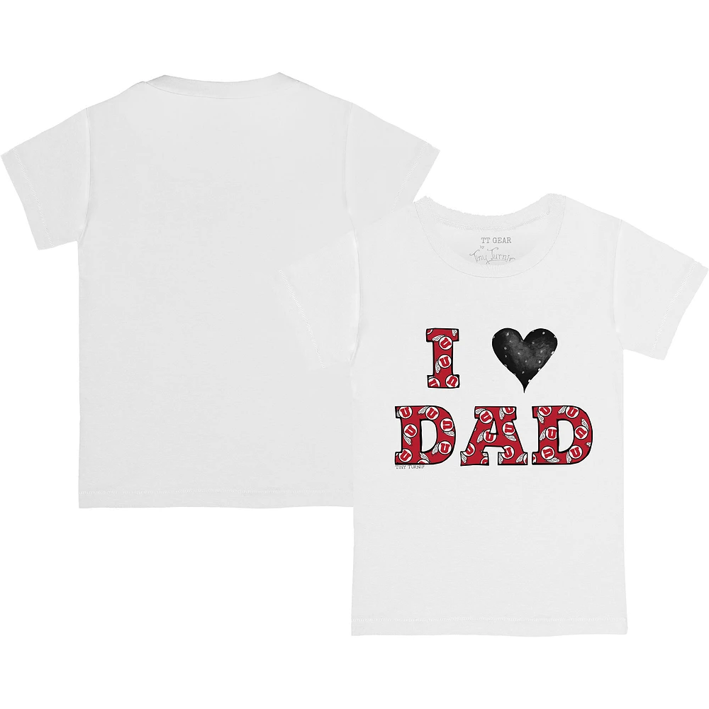 Youth Tiny Turnip Utah Utes I Love Dad T-Shirt