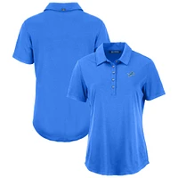 Women's Cutter & Buck Blue Detroit Lions Coastline Epic Comfort Eco Recycled Polo