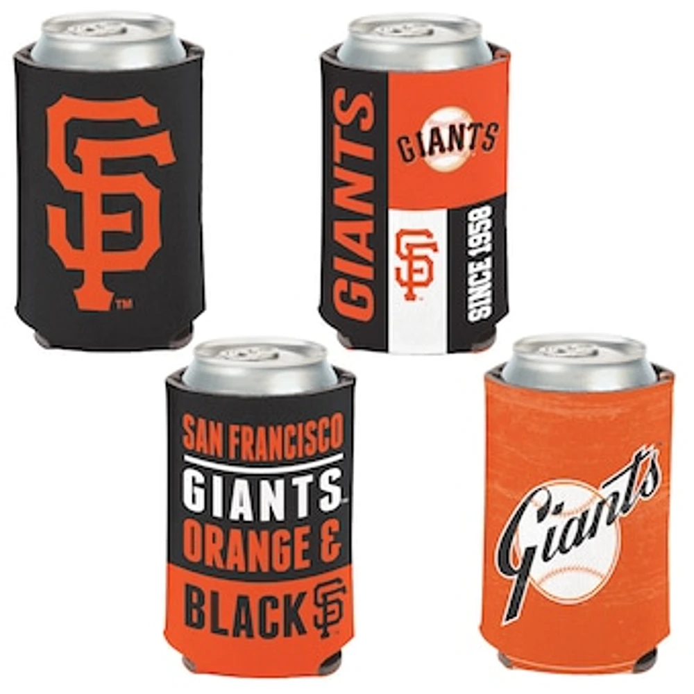 WinCraft San Francisco Giants 4-Pack 12oz. Can Cooler Set