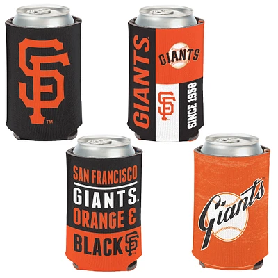 WinCraft San Francisco Giants 4-Pack 12oz. Can Cooler Set