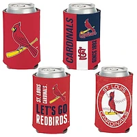 WinCraft St. Louis Cardinals 4-Pack 12oz. Can Cooler Set