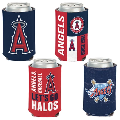 WinCraft Los Angeles Angels 4-Pack 12oz. Can Cooler Set