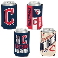 WinCraft Cleveland Guardians 4-Pack 12oz. Can Cooler Set