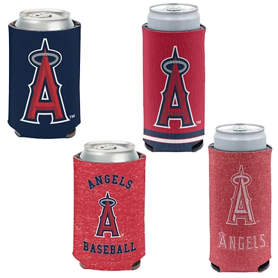 WinCraft Los Angeles Angels Slim & 12oz. Can Cooler 4-Pack Set